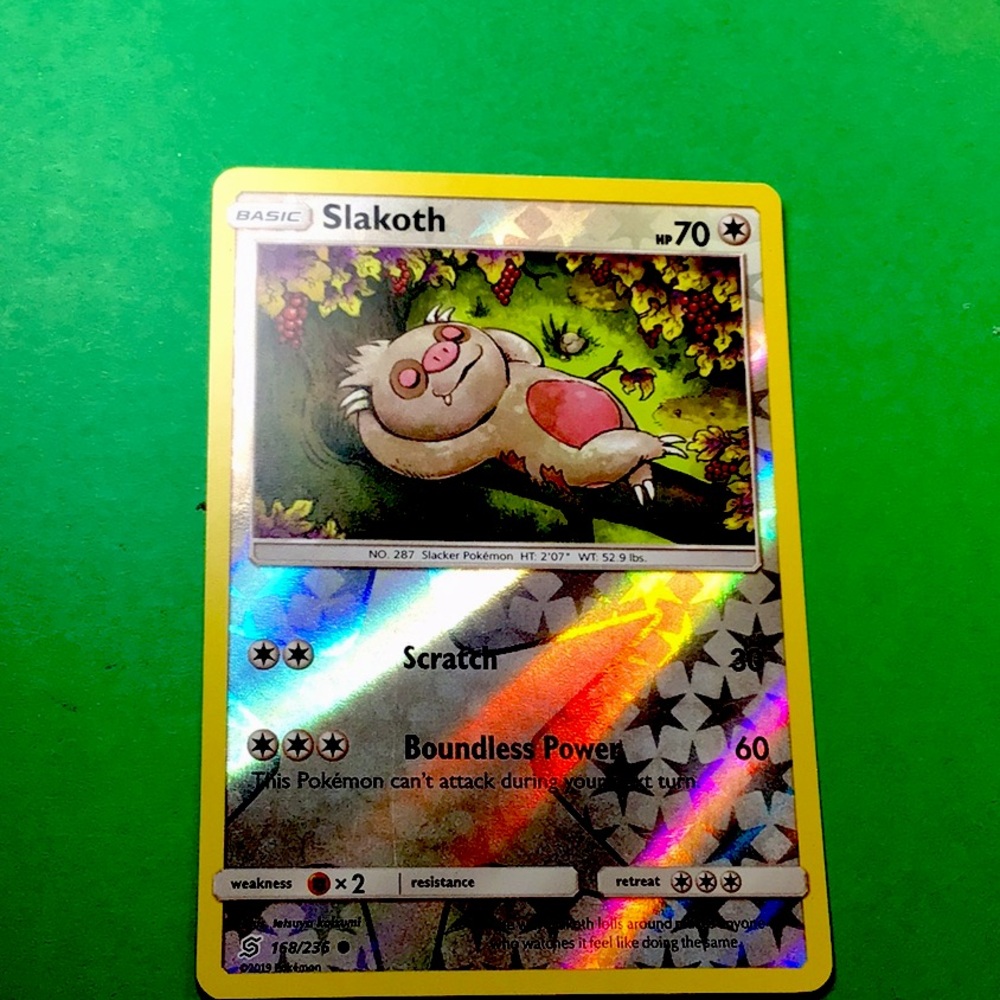 2019 SLAKOTH #168/236 UNIFED MINDS REVERSE HOLO NEAR MINT CONDITION